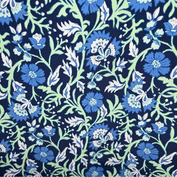 Vineyard Vines Winter Garden Pintuck Front Dress Deep Bay Blue Green XXS NWT - Picture 9 of 11